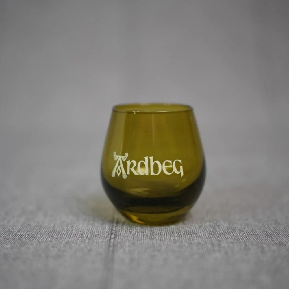 Ardbeg Whisky Whiskey Glass‎ Green Tiny Glass Isle of Islay Scotland Small
